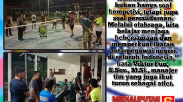 Bukan Hanya Kompetisi, Tetapi Persatuan: Kisah Tim Tenis Papua Tengah Menuju FORNAS XVII KORPRI