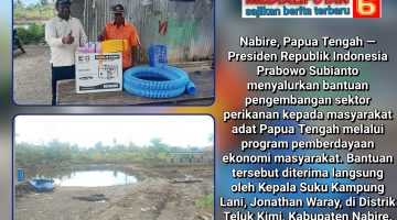 Harapan Baru dari Kolam Ikan: Presiden Prabowo Dukung Kemandirian Ekonomi Suku Lani di Nabire 