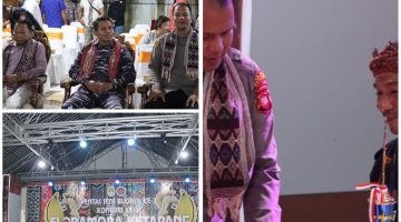 Wakapolres Ketapang Bersama Forkopimda Hadiri Penutupan Pentas Seni Budaya Flobamora III dan Kongres Ke-2 Tahun 2025